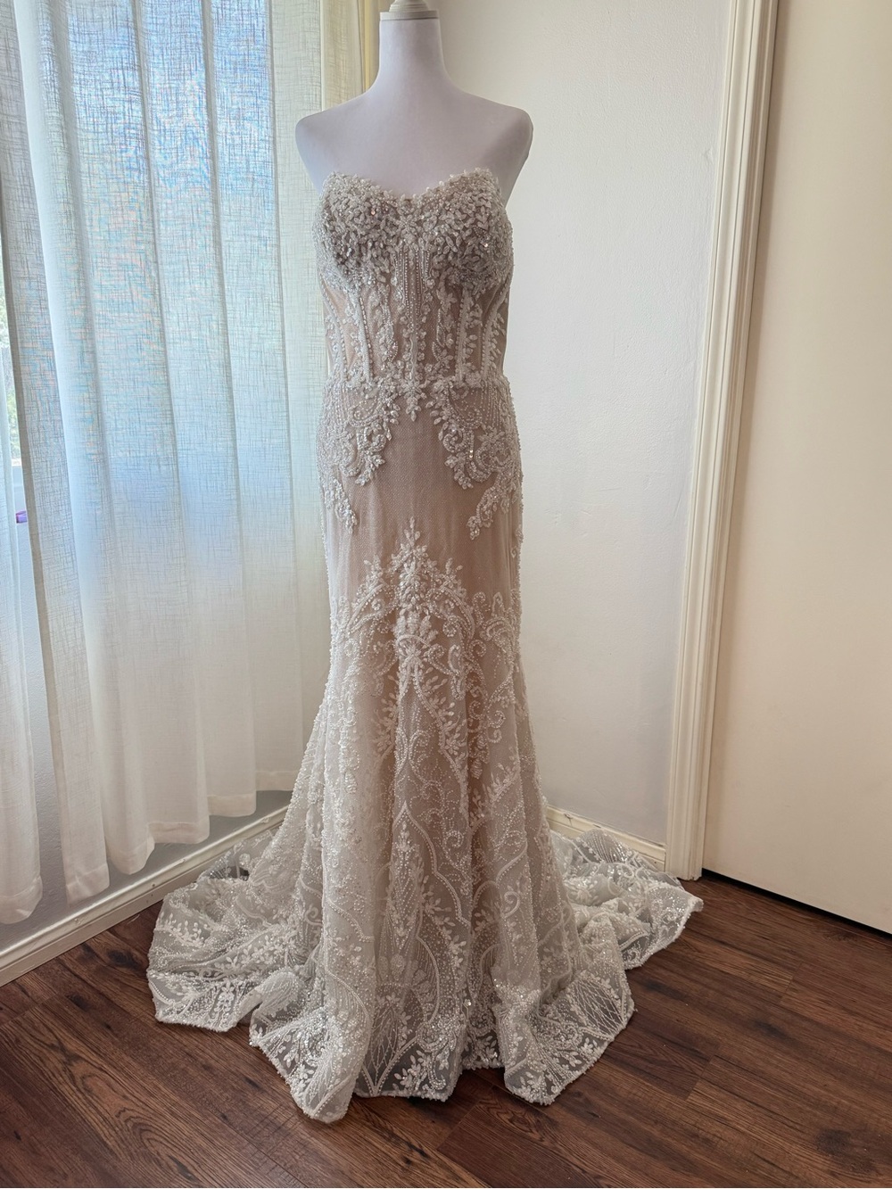 Calla Blanche “Midge” Designer Wedding Dress - Size 20 Sample - Picture 3 of 12